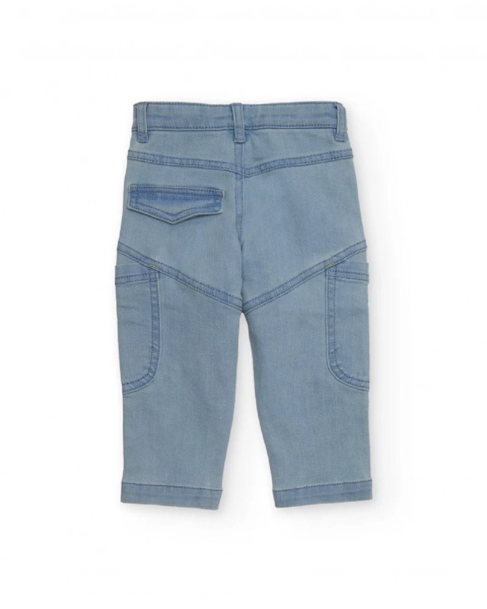 Tuc Tuc Jeans per bambino azzurro con ricamo di razzo dark blue - immagine 5