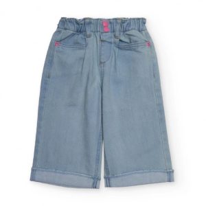 Tuc Tuc Jeans per bambina azzurri con ricamo di razzo DENIM BLUE