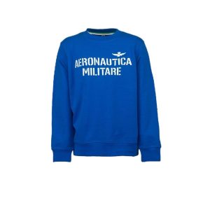 areonauticamilitare maglia manica lunga azzurra stampata Royal blue