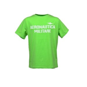 areonauticamilitare t-shirt stampata e ricamata verde mela 251TS0040A APPLE GREEN