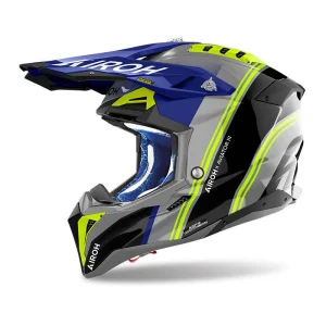 Casco Airoh Aviator 3 Hima Blue Gloss