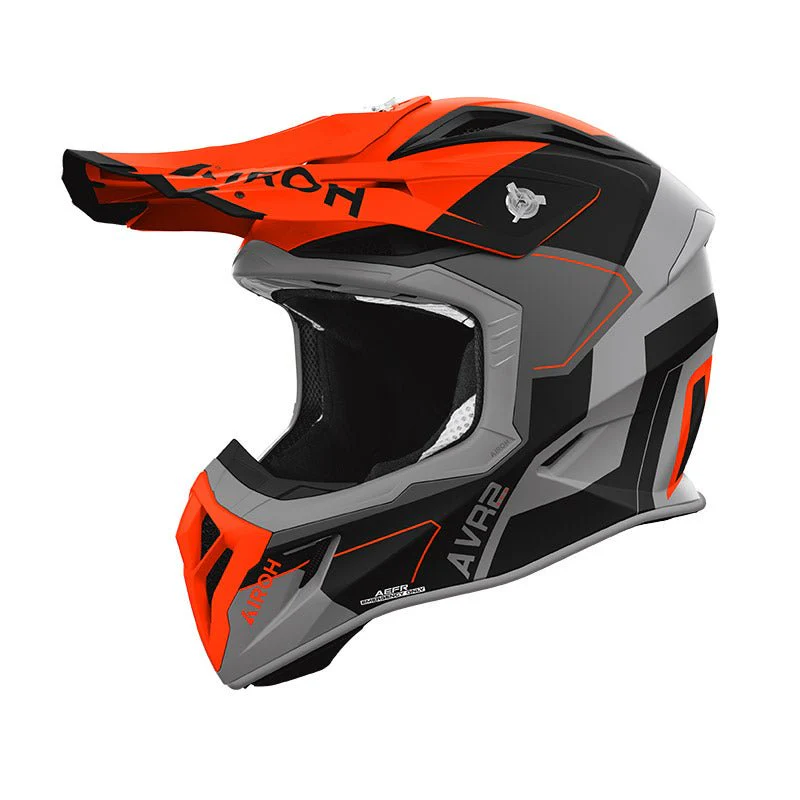 Casco Airoh Aviator Ace 2 Shield Orange Matt - immagine 2