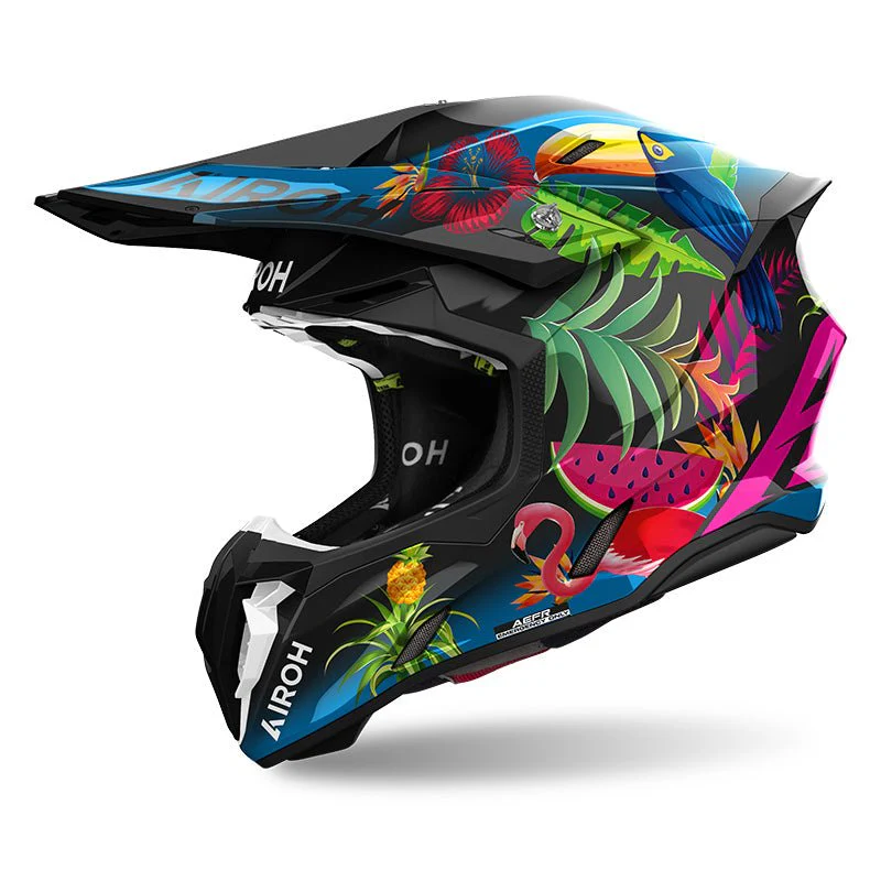 Casco Airoh Twist 3 Amazonia lucido - immagine 2