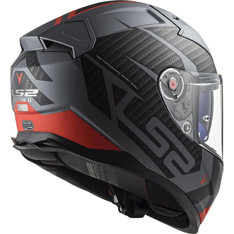 Casco integrale LS2 FF811 VECTOR II Fibra ECE2206 - immagine 7