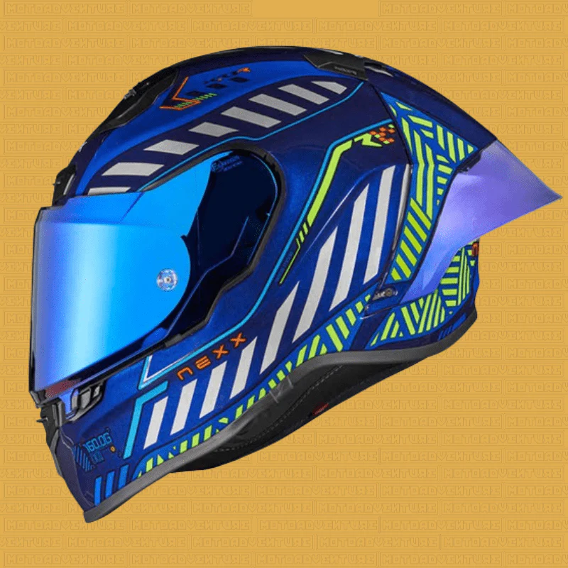 Casco integrale NEXX X.R3R Out Brake Indigo Blu - immagine 2