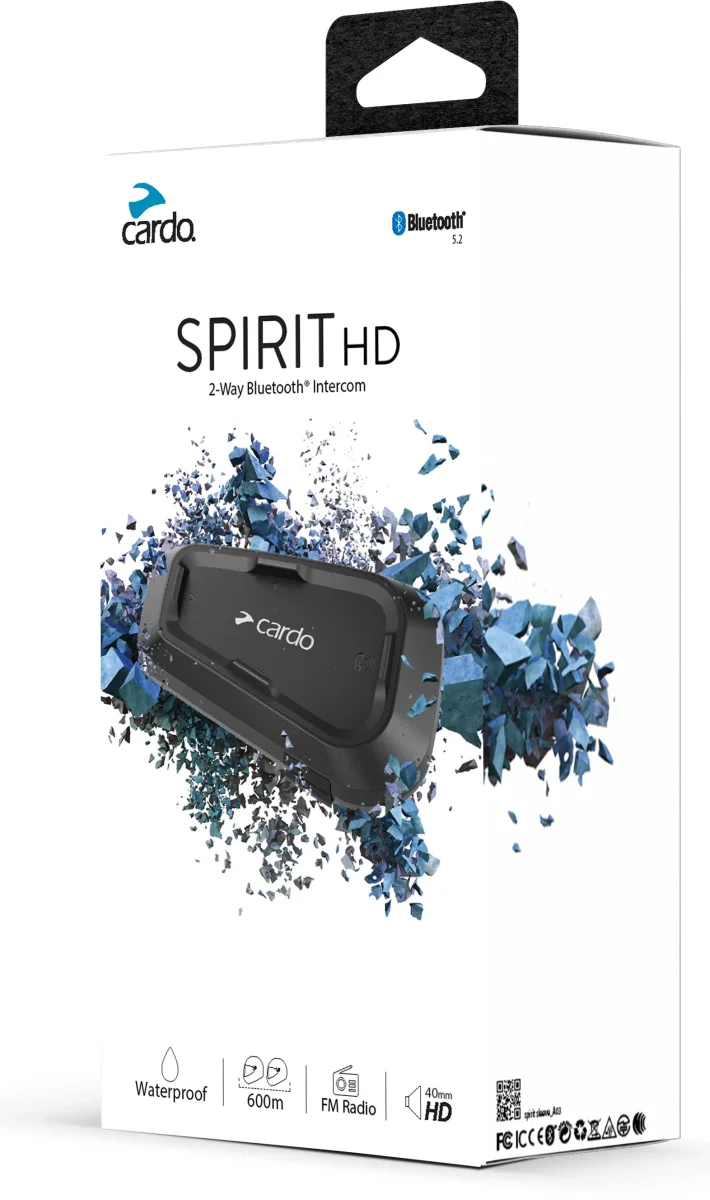 Sistema Comunicazione Bluetooth CARDO SPIRIT HD SINGLE - immagine 6