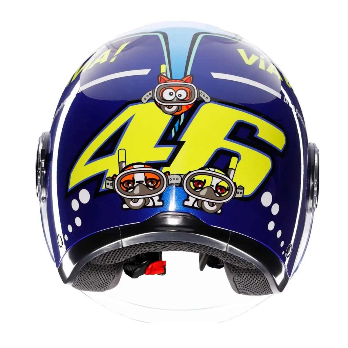 Casco Moto Jet ETERES AGV E2206 Rossi Misano 2015 - immagine 5