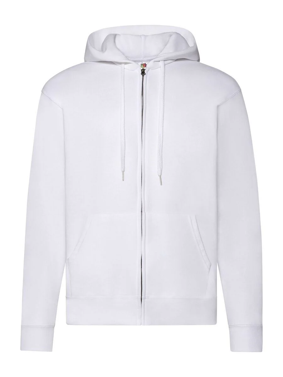 FELPA UOMO CON CAPPUCCIO E ZIP CON LOGO STAMPATO LATO CUORE E RETRO - immagine 3