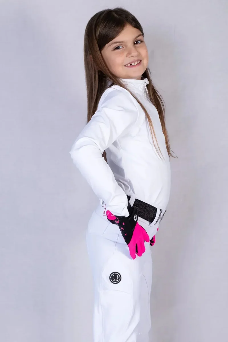 Guanti Tecnici Junior Fucsia – Grip e Comfort per Giovani Cavalieri - immagine 3