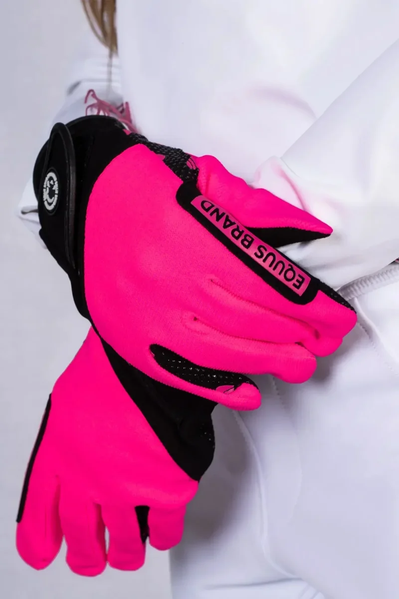Guanti Tecnici Junior Fucsia – Grip e Comfort per Giovani Cavalieri - immagine 4