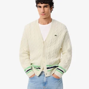LACOSTE 

Cardigan in lana a trecce

REF. AH5981-00