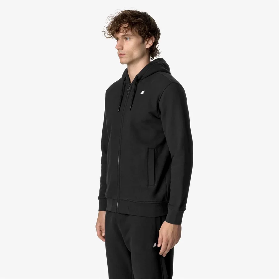 K-WAY ANTHONY HEAVY FLEECE Giacca in Pile Uomo per Athleisure e Abbigliamento Urbano Style: K8133IW - immagine 5
