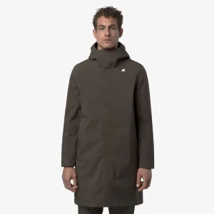 K-WAY

THOMAS BONDED
BLACK OLIVE-BLUE DEPTH
Giacca impermeabile lunga da uomo con cappuccio, colore oliva nero

Style: K7126WW – Color: B3A