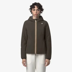 K-WAY 

LILY ST WARM REVERSIBLE
BLACK OLIVE-VIOLET LAVENDER
Giacca corta reversibile isolante da donna, colore oliva nero

Style: K6128TW – Color: B3Q