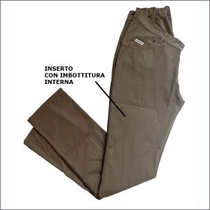 PANTALONE CON INSERTO IMBOTTITO