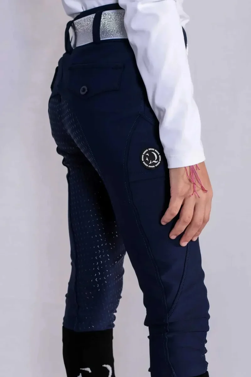 Leggings Equitazione Bambina Orma Blu – Comfort, Vestibilità e Performance - immagine 4