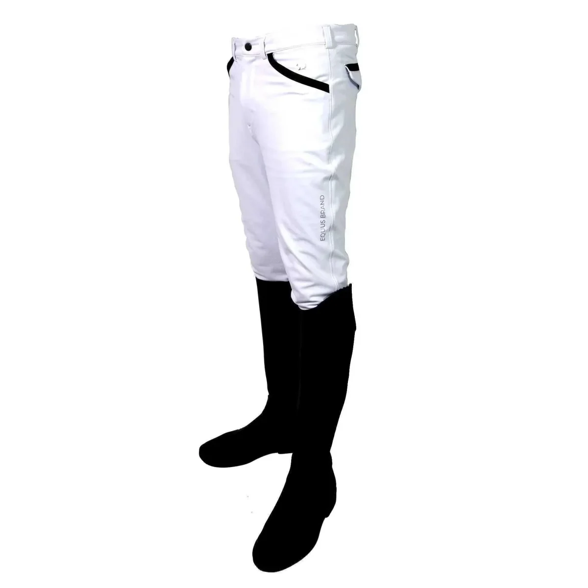 Pantalone Equitazione Bambino Stretch CECE’ Bianco – Vestibilità Perfetta e Grip Ottimale - immagine 4