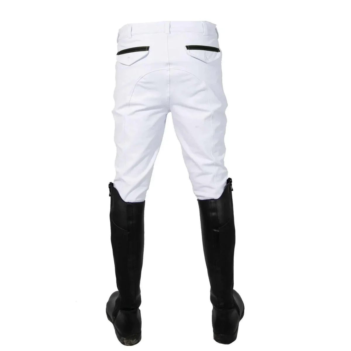 Pantalone Equitazione Bambino Stretch CECE’ Bianco – Vestibilità Perfetta e Grip Ottimale - immagine 5
