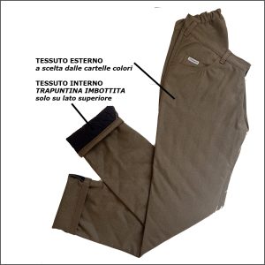 PANTALONE CON IMBOTTITURA INTERNA SINGOLA