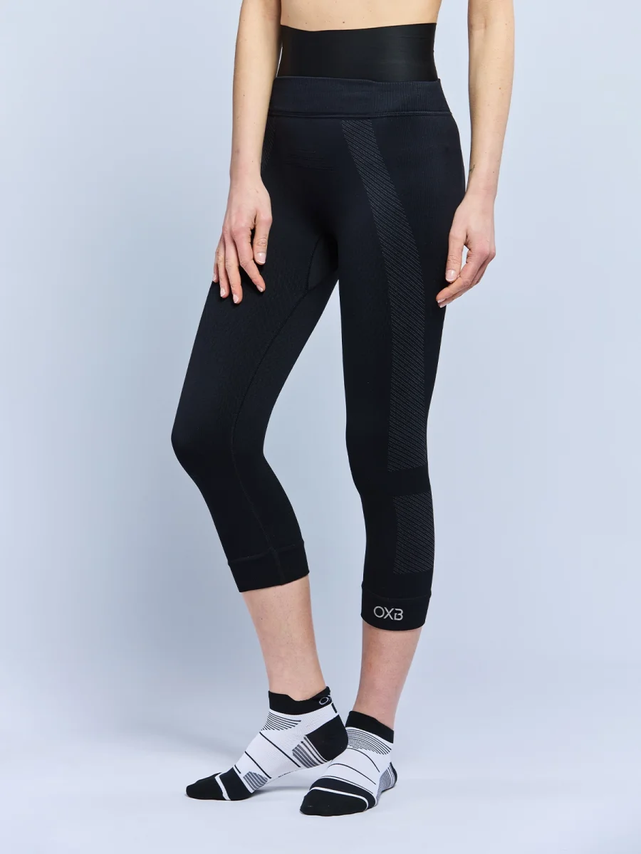 Shorts running/trail 3/4 donna compressione media | HALEY 5014W - immagine 3