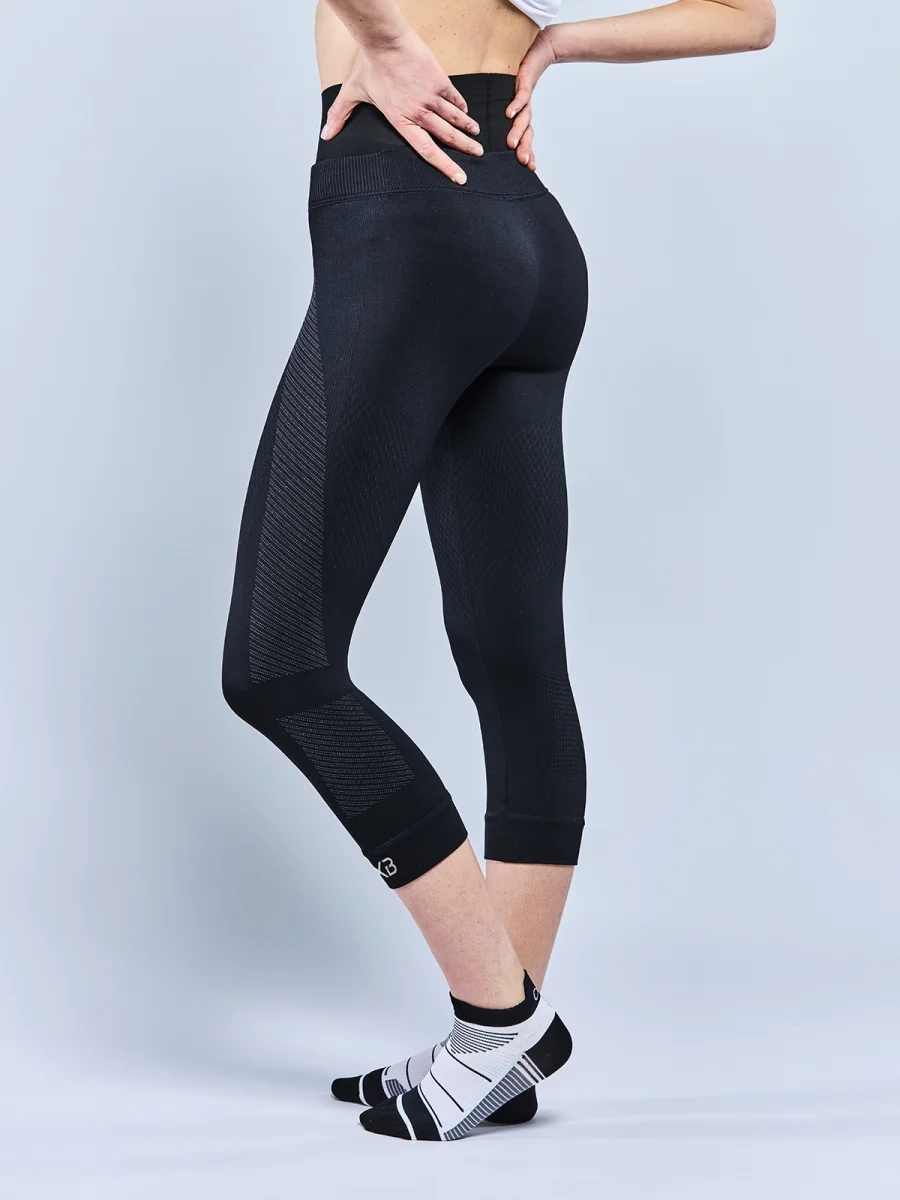 Shorts running/trail 3/4 donna compressione media | HALEY 5014W - immagine 4