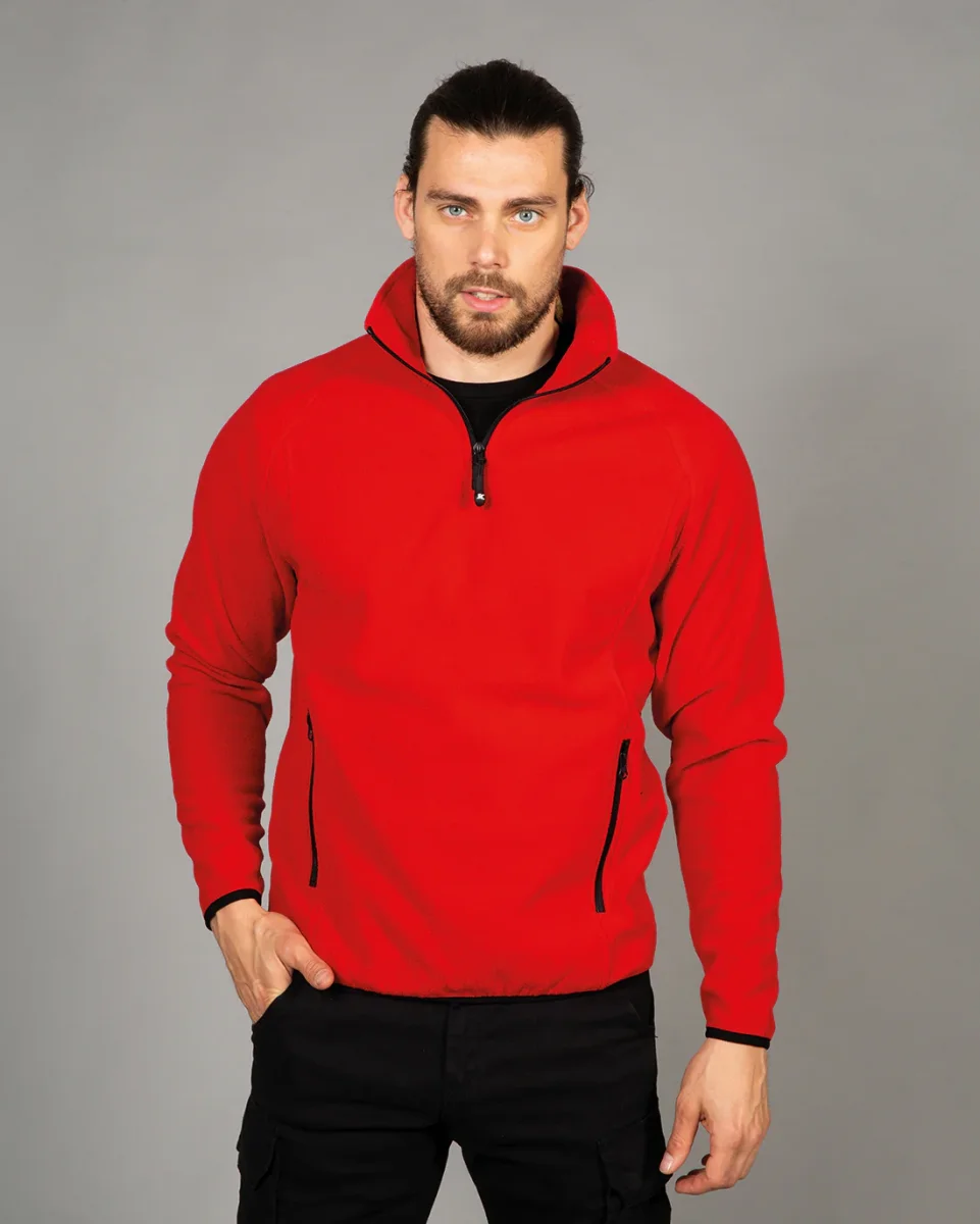 PILE CON MEZZA ZIP JRC TORINO UOMO - immagine 2