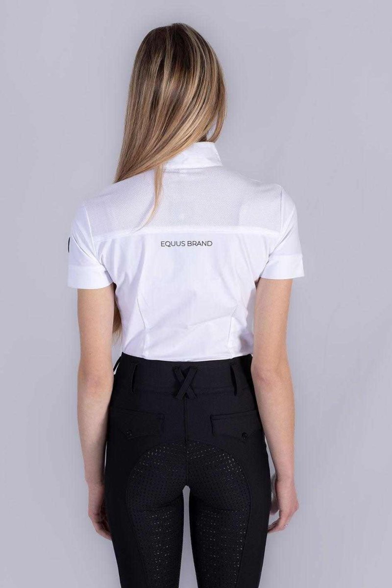 Luce Sparkle Polo da Concorso Donna con Brillantini | Made in Italy - immagine 5