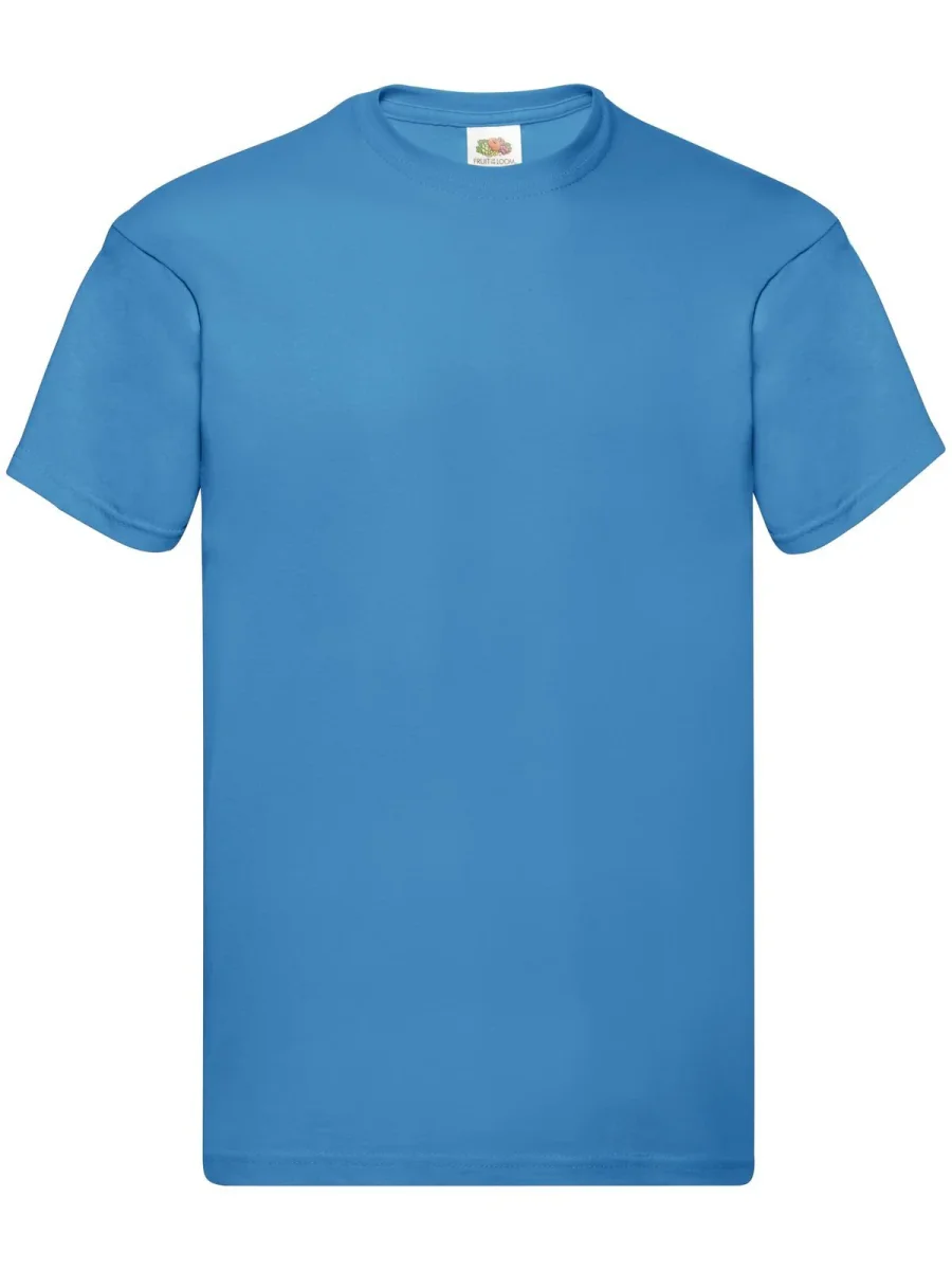 T-SHIRT A MANICA CORTA FRUIT OF THE LOOM ORIGINAL T FR610820 UOMO - immagine 5